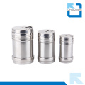 Stainless Steel Metal Spice Shaker Cans with Lid, Spice Tins